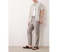 ONLY & SONS - Pantaloni corti in misto lino grigio chiaro XXS