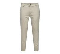 ONLY & SONS Pantaloni da Uomo ONSBRAD Slim Fit, Stregata dalla Luna, 28W x 30L