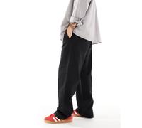 ONLY & SONS - Pantaloni larghi in lino neri-Nero W81 L81cm