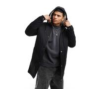 Only & Sons - Parka con cappuccio foderato in pile borg nero XS