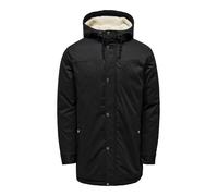 Only & Sons Parka invernale 'Alexander' nero / offwhite Uomo Only & Sons XL nero / offwhite