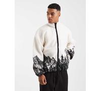 ONLY & SONS - Pile bianco con stampa nera di paesaggio S