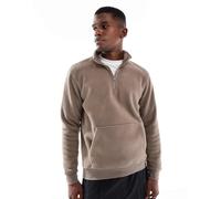 ONLY & SONS - Pile marrone chiaro con zip corta XS