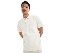 ONLY & SONS - Polo a maniche corte crema testurizzata-Arancione S