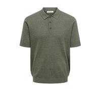 ONLY & SONS Polo da Uomo a Collo Alto ONSLOUI Lavorata a Maglia