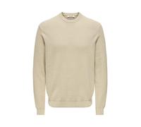 Only & Sons Pullover 'ONLY & SONS ONSDAVE REG LS CREW NECK KNIT NOOS MAGLIONCINO' beige Uomo Only & Sons XL