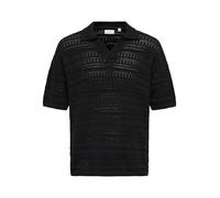 ONLY & SONS Onsgrayson DS 5 Chochet Polo Knit, Nero, XXL Uomo
