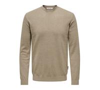 Only & Sons Pullover 'ONSLoui' beige scuro Uomo - PROMO - Pullover e cardigan - Pullover - Pullover girocollo Only & Sons S