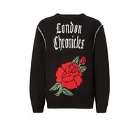 Only & Sons Pullover 'ONSPALE' verde chiaro / rosso / nero Uomo - PROMO - Pullover e cardigan - Pullover - Pullover girocollo Only & Sons L