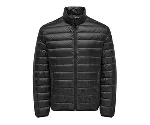 ONLY & SONS Quilted Jacket Onsgavin Life Light-Giacca Trapuntata Otw, Nero, x_l Uomo