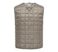 ONLY & SONS Quilted Snap Vest Onsgavin Life Light-Gilet Trapuntato, Quercia, L Uomo