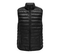 ONLY & SONS Quilted Vest Onsgavin Life Light-Gilet Trapuntato, con Zip, Colore: Otw, Nero, S Uomo