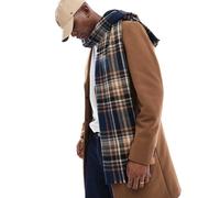 Only & Sons - Sciarpa in maglia blu navy a quadri No Size