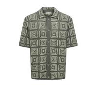 ONLY & SONS Shirt Knit Onsbart RLX 5 SS-Maglietta a Maniche Corte, Colore: Noos, Castor Gray, M Uomo