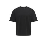 Only & Sons Solo E Figli Uomo T-Shirt Girocollo Oversize Fit Maglia Jersey Dropped Shoulder Design Top, Colore:Nero, Size:L