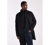 ONLY & SONS - Soprabito nero in misto lana con collo a imbuto M