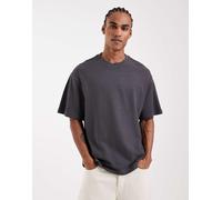 ONLY & SONS - T-shirt oversize strutturata grigio antracite M