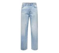 ONLY & SONS Onsfade Loose Lb 2330 Tai DNM Jeans, Light Blue Denim1, 33W x 32L Uomo