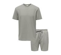 Only & Sons Trey Life, Set Normale con Camicia e Pantaloncini da Uomo