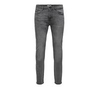 Only & Sons Uomo O&S Slim Fit Pantaloni Jeans Basic Denim ONSWARP Elasticizzato Pantaloni A Svasati