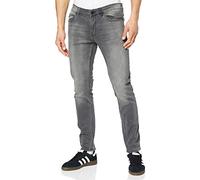 Only & Sons Uomo O&S Slim Fit Pantaloni Jeans Basic Denim ONSWARP Elasticizzato Pantaloni A Svasati, Colore:Grigio, Taglia Pantalone:36W / 32L