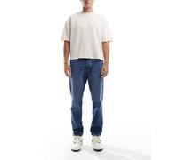 ONLY & SONS - Yoke - Jeans affusolati lavaggio blu medio W71 L86cm