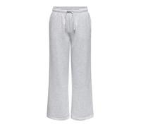 ONLY Straight Pant Onlbest Swt Noos-Pantaloni Dritti, Chiaro Grigio Melange, XS Donna