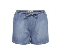 Only String Pull-up Shorts Onlaria DNM Qyt-Pantaloncini con Lacci, con Bretelle, Media Blu Denim, L Donna