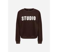 Only Sweat Life W - Felpa - Donna - Marrone XS
