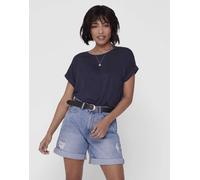 ONLY - T-shirt blu navy 42