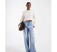 ONLY Tall - Taylor - Jeans bombati a vita alta azzurri-Blu ML36