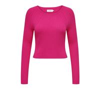 ONLY - Top Corto a Costine in Maglia - - Knitwear - Donna - Rosa - M