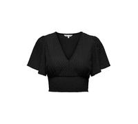 ONLY Onlhannah S/S Smock Top Jrs Noos T-Shirt, Nero, L Donna