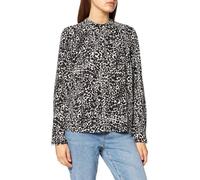 ONLY Onlnew Mallory L/S Blouse AOP Wvn Noos Maglietta, Whitecap Gray/AOP:Petra Graphic, 40 IT Donna