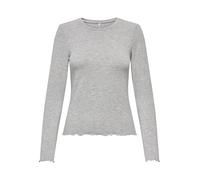 Only Top da Donna ONLVIRRO, Chiaro Grigio Melange, L