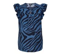 ONLY Top femminile taglio normale scollo a V Top, Déja Vu Blue, L