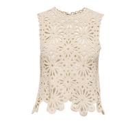 ONLY Top in maglia 'ONL30 LEILANI' crema Donna ONLY M