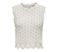 ONLY Top in maglia 'ONLLuna' bianco naturale Donna ONLY L