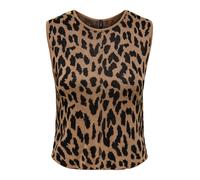 ONLY Top in maglia 'ONLVienna' caramello / nero Donna ONLY XL