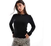 ONLY - Top nero a maniche lunghe 42