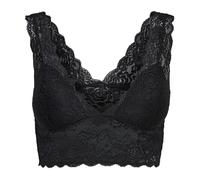 ONLY - Top nero senza maniche con scollo a V profondo - - Tops - Donna - Nero - L