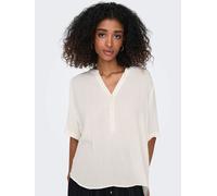 Only Top Onljette Life 2/4 Bianco/Cloud Dancer da Donna XS Bianco