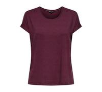 ONLY Onlmoster S/S O-Neck Noos Jrs Top con Scollo A O Normale E Maniche Corte, Bordeaux, XS Donna