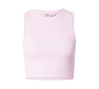 ONLY Onlvilma S/L Cropped Tank Top Jrs Noos Canotta Basic Slim Fit Maniche per Uno Stile Senza Sforzo, Pink Lady, L Donna