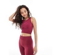 ONLY - Top senza cuciture bordeaux in coordinato-Rosso XS-S