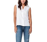 Only - Blusa senza maniche bianca all'uncinetto con scollo a V-Bianco 42