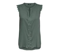 Only Blusa da donna ONLKimmi senza maniche con pizzo cachi Taglia L