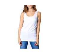 ONLY, ,Tops ,Donna ,Bianco ,M Canotta Aderente Senza Maniche