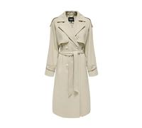 ONLY - Trench bianco con chiusura doppiopetto - - Coats - Donna - Bianco - M