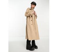 Only - Trench doppiopetto cammello-Neutro 40